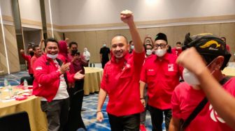 Ke Surabaya Panasi Mesin, Giring Yakin PSI Dapat Kursi Banyak di Pemilu 2024