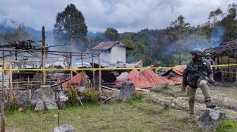 Pembakaran Gedung SMA di Papua Diduga Pancing Reaksi Aparat