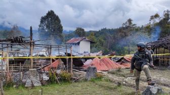 Bangunan SMAN 1 Oksibil Papua Dibakar OTK, Polisi: Sengaja Pancing Aparat Keluar