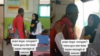 Viral Penagih Pinjol Ilegal Tagih Utang Guru di Sekolah, Siswa Nangis Ketakutan