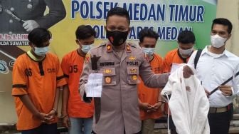 Polisi Ringkus Geng Motor yang Viral Rampok dan Bacok Warga Medan, 2 Ditembak