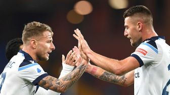 Hasil Pertandingan Liga Italia : Lazio Bungkam Sampdoria 3-1