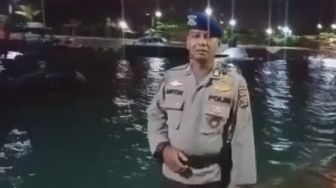 Heboh Perairan Merak Surut, Polisi Dilapangan Laporkan Ini