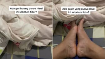 Viral Pria Punya Ritual Tak Biasa Sebelum Tidur, Lakukan Hal Ini di Kasurnya