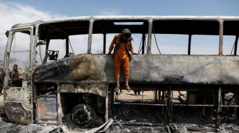Bandit Bersenjata Bakar Bus, 30 Penumpang Terbakar