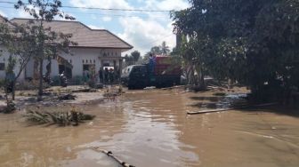 Sungai Tertutup Material Lahar Semeru, Dusun Kamar Kajang Diterjang Banjir