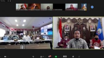 Andi Sudirman Minta Percepat Vaksinasi dan Tingkatkan Mutu Pendidikan Sulawesi Selatan