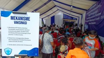 Ribuan Imigran di Kota Medan Divaksin Covid-19