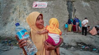 Bukit Menangis di Bypass Menuju Sirkuit Mandalika Viral, Warga Yakin Airnya Berkhasiat