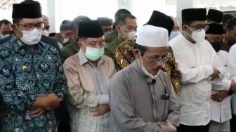 Mantan Wapres JK Melayat Almarhum Wali Kota Bandung Oded M Danial