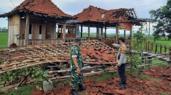 Diterjang Hujan Deras dan Angin Kencang, 8 Bangunan di Kretek Bantul Rusak