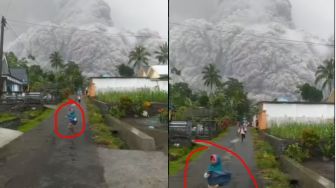 Kisah Nurfida Bocah yang Viral Lari Kencang saat Erupsi Gunung Semeru
