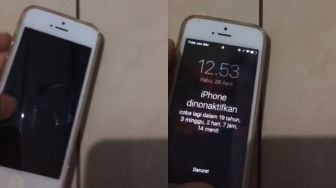 Ditonton 18 Juta Kali, Bocil Mainan iPhone Sampai Eror, Baru Bisa Nyala 19 Tahun Lagi