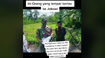 Sosok Kakek Pelempar Kertas ke Presiden Jokowi Terungkap, Isi Surat Malah Banjir Pujian