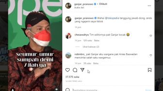 Dituding Cuma Main Tiktok, Ganjar Pranowo Minta Toko Daring Ini Tanggung Jawab