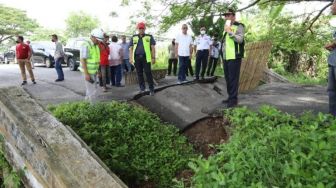 Jembatan Way Urang di Lampung Selatan Ambrol, Bupati Janji Segera Perbaiki