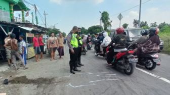 Kakek-kakek Gowes Sepeda Terserempet Truk di Mojokerto, Tewas Masuk Kolong Tronton