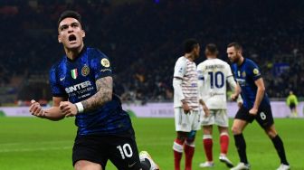 Babak Pertama Inter Milan Vs Cagliari: Gol Lautaro Martinez Bawa Nerazurri Unggul 1-0