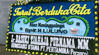 Karangan Bunga Duka Cita Penuhi Rumah Haji Lulung, Diantaranya dari Jokowi dan Ahok