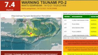 Peringatan Siaga Tsunami Setelah Gempa M7,5 di NTT, BMKG Imbau Evakuasi Dan Jauhi Pantai