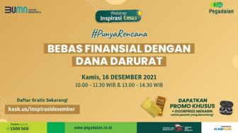 Saatnya Bebas Finansial dengan Dana Darurat lewat Inspirasi Emas Pegadaian #PunyaRencana