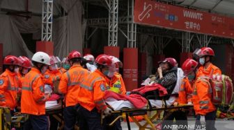 Gedung 39 Lantai di Hong Kong Terbakar, 150 Orang Terjebak