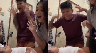 Viral Video Ritual Pasutri Memandikan Bayi, Warganet: Kena Mental Sejak Dini