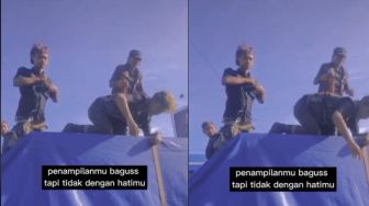 Numpang di Atap Truk, Sekumpulan Pemuda Ini Bikin Salut Publik: Jangan Lihat Penampilan