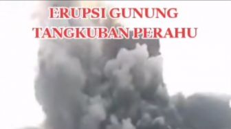 Viral Video Erupsi Gunung Tangkuban Perahu, BPBD: Kondisi Masih Normal