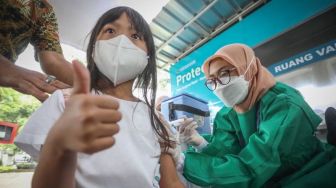 Sebanyak 34.692 Anak di Kabupaten Bekasi Terima Vaksinasi 6-11 Tahun