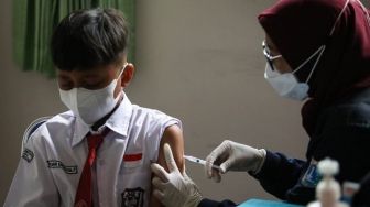 Vaksinasi Anak 6-11 Tahun di Palembang tak Perlu Surat Pernyataan Orang Tua