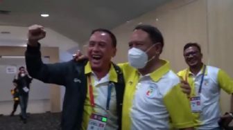 Momen Ketum PSSI Loncat Kegirangan Saat Timnas Indonesia Tahan Imbang Vietnam di Piala AFF