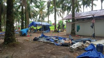 Bubarkan Tenda Di Lahan Sengketa, Polisi Tangkap 10 Orang Warga Desa Sodong Mesuji