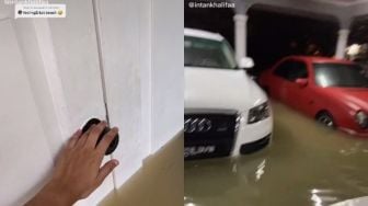 Rumah Mewah di Malaysia Terendam Banjir Perabotan Nyemplung, Warganet: Indoor Pool Check