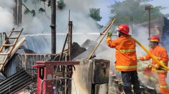 Kebakaran Pemukiman Warga di Aceh, Rumah Janda Anak Dua Diamuk Si Jago Merah