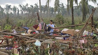 Penjarahan Marajalela Setelah Topan Rai di Filipina