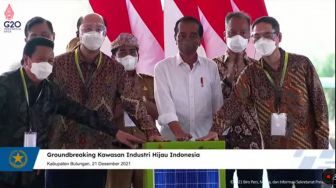 Groundbreaking Kawasan Industri Hijau di Kaltara, Jokowi: Siapkan SDM Mulai Sekarang!