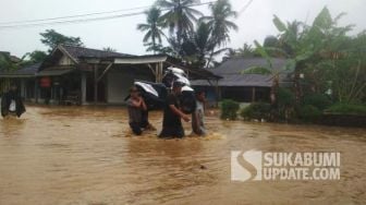 Diguyur Hujan Deras, Pajampangan Dikepung Banjir