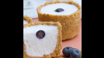 Rekomendasi Menu Akhir Tahun, Resep Blueberry Milk Tart yang milk Lezat