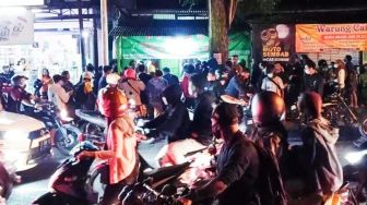 Malam-malam OTK Ngamuk Nantang Carok Pengunjung dan Pemilik Warun Bubur di Jember