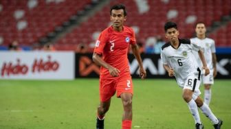 Cedera Parah, Bek Singapura Angkat Kaki Lebih Cepat dari Piala AFF 2020