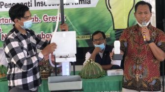 Bantu Petani Gresik, Kampus Pens Ciptakan Alat Pengusir Hama Serangga