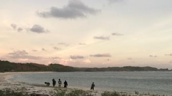 Panorama Alam Pantai Seger di Dekat Tikungan 10 Sirkuit Mandalika