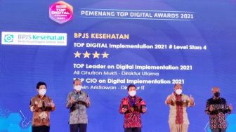 Sukses Transformasi Digital, BPJS Kesehatan Borong 3 Top Digital Awards 2021