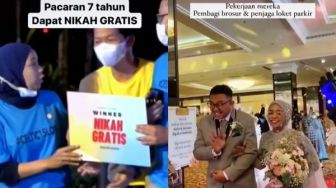 Ceritanya Mengandung 'Bawang', Viral Pasangan Diberi Paket Nikah Gratis Rp 1 Miliar