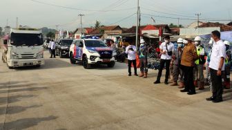 Gubernur Banten Buka Akes Jembatan Bogeg Serang, Bisa Dilalui Truk Bermuatan 400 Ton