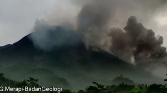 Waspada! Gunung Merapi Tiga Kali Luncurkan Awan Panas Arah Barat Daya