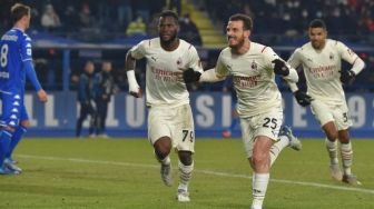 Hasil Liga Italia:  AC Milan Tundukkan Empoli, Napoli Dipecundangi Spezia