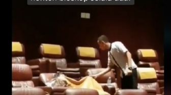 Viral Pria Tertidur di Dalam Bioskop Sendirian, Sengaja Ditinggal Pacar karena Kesal