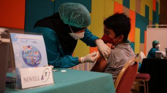 Capaian Dosis Pertama Vaksin Anak Usia 6-11 Tahun di Kulon Progo Tembus 77,75 Persen